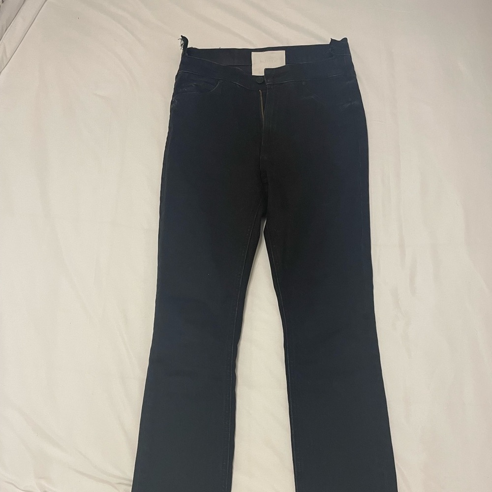 MOTHER black denim pants